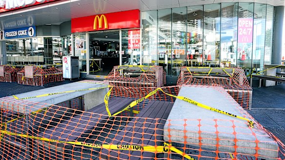 Fast food outlets are still open for takeaway during the pandemic.