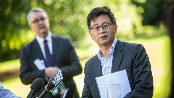 Professor Allen Cheng said the decision to name Pfizer as the preferred vaccine for those aged under 50 was difficult.