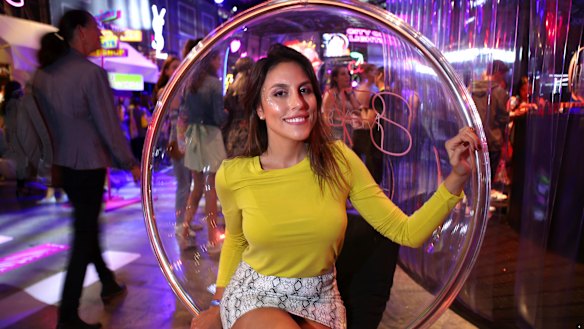 Pao Cid flew from Uruguay to attend the Meccaland convention in Sydney.