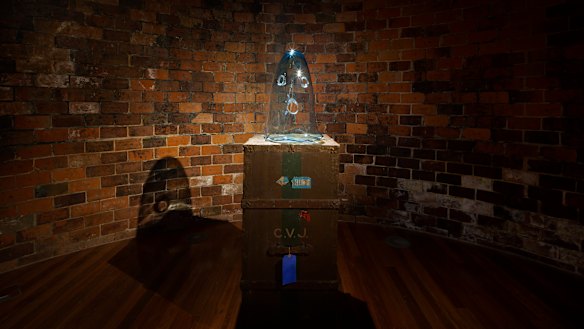 Nell, <i>The ghost who travels will never die</i> (2018), in Confluence at Canberra Glassworks. Courtesy of the artist, Roslyn Oxley9 Gallery Sydney and STATION, Melbourne. 