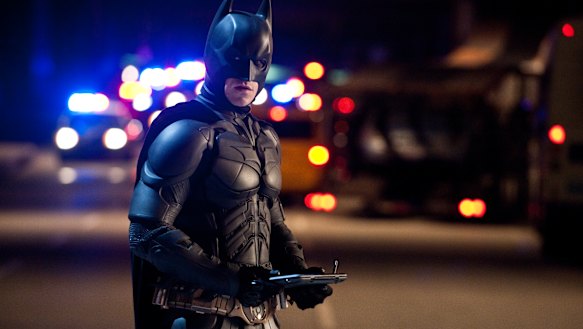 Christian Bale as Batman in The Dark Knight Rises.