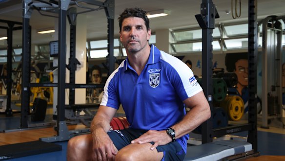 Trent Barrett and the Bulldogs are facing a difficult call on Adam Elliott.
