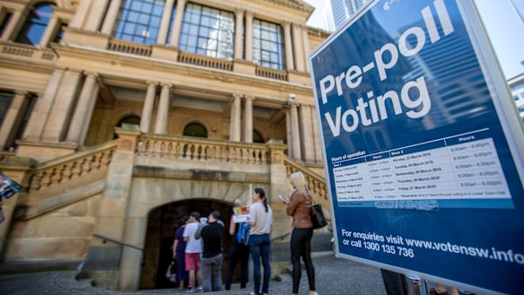 There has been "remarkable" growth in pre-poll voting, according to the AEC. 