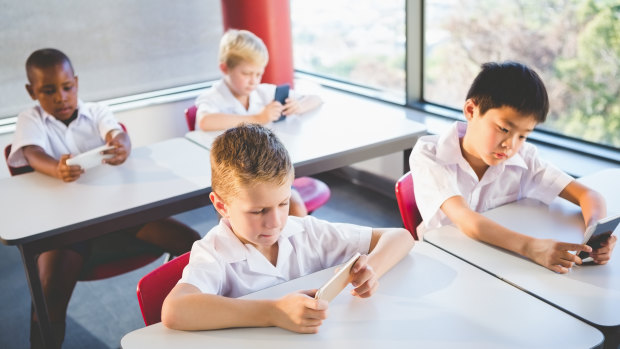 Students must have their phones turned off for the whole school day - including breaks.