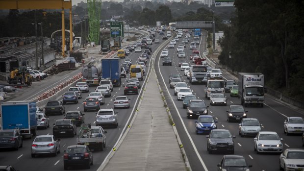 Trucks will be fined for avoiding the new NorthConnex tollway.