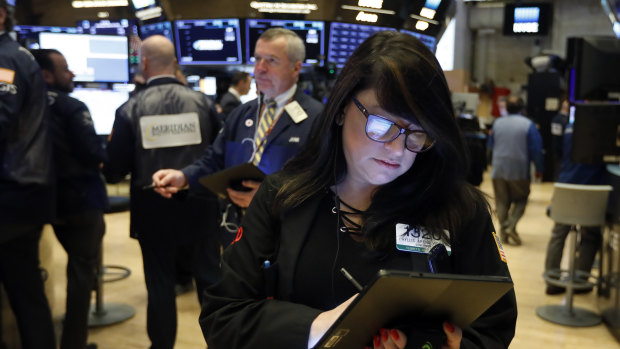 Wall Street has ended its seven-session losing streak in emphatic fashion.