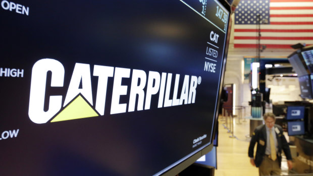 Wall Street had another volatile session., with Caterpillar and 3M falling sharply as global tensions start to bite. 