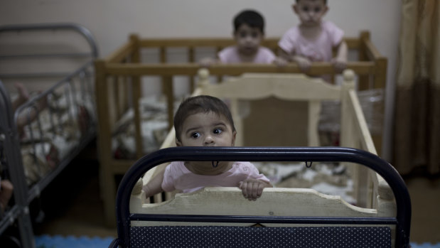 Salhiya Orphanage in Baghdad hosts foreign and Iraqi children of Islamic State militants.