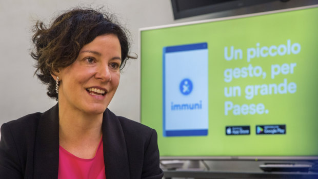 Italian Technological Innovation and Digitalisation Minister Paola Pisano says 2 million Italians have downloaded the Immuni app so far.