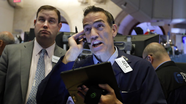 Wall Street suffered sharp falls to start the week. 