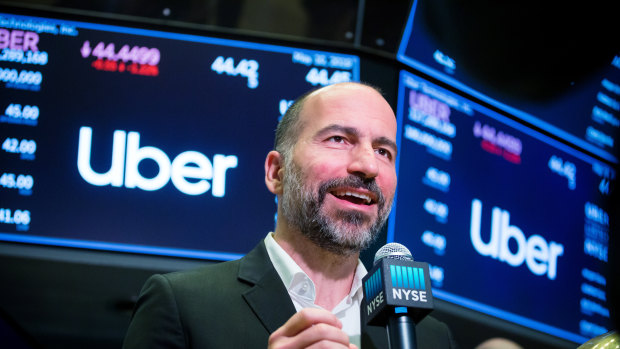 Uber chief Dara Khosrowshahi.