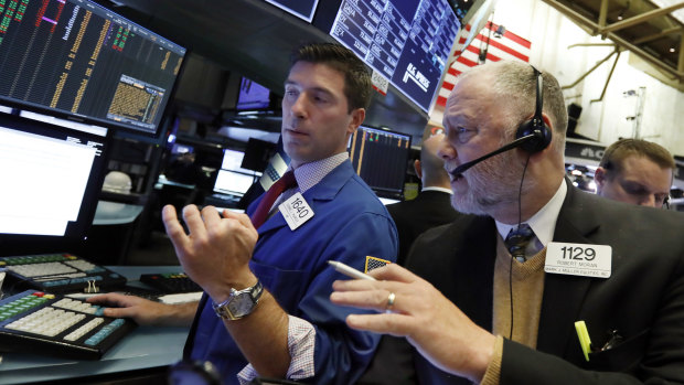 Wall Street fell across the board to open the week. 
