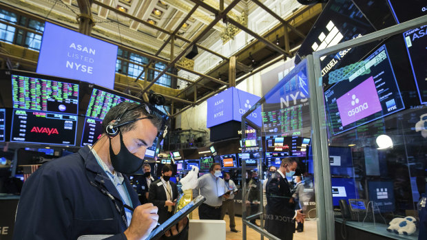Equities have bounced back with a vengeance following the plunge in March, with the Nasdaq, S&P 500 and Dow posting respective annual gains of 43.6 per cent, 16.3 per cent and 7.2 per cent.