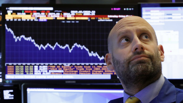 Wall Street is suffering through another day of heavy losses. 
