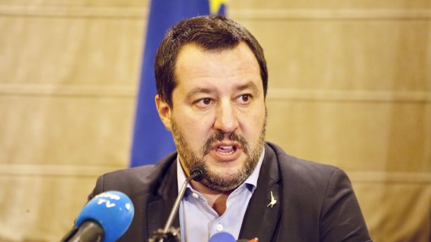 Italian Interior Minister Matteo Salvini.