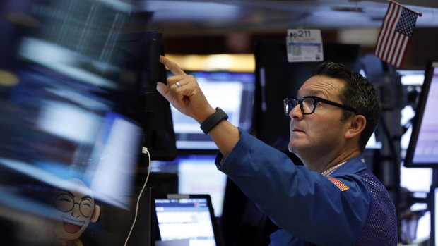 Wall Street is higher in afternoon trade as it looks to end its four-session losing streak. 