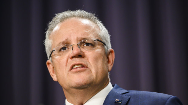 Prime Minister Scott Morrison is standing by Senator McKenzie over her handling of the sports grants program.