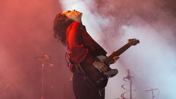 Britain's Anna Calvi performing at Dark Mofo in 2019.