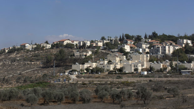 Part of the Israeli settlement of Beit El, near the West Bank city of Ramallah.