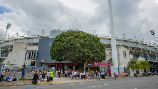 Adele fans congregated outside The Gabba stadium before her Brisbane concert on March 4, 2017.