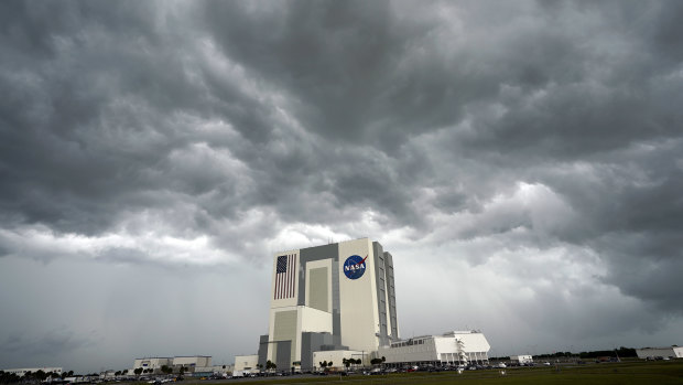 NASA had asked people to watch the launch from their homes.