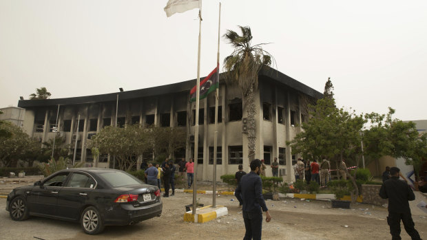 The electoral commission building in Tripoli was attacked by Islamic State in May. The city has been at the centre of escalating violence. 