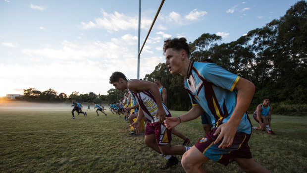 Talent factory: Keebra Park rugby league program on the Gold Coast has produced many NRL players. 