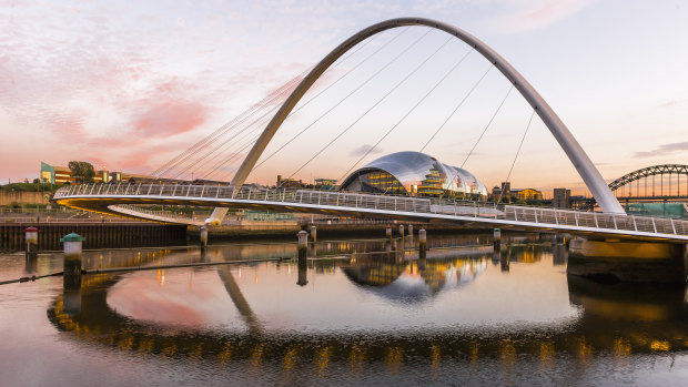 The Gateshead Millennium Bridge ushered in a new era of culture. 