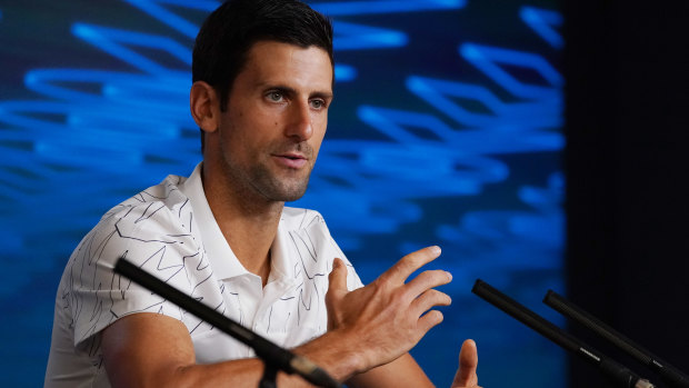 Last stand: Defending Australian Open champion Novak Djokovic says the young stars of tennis will soon have their day.