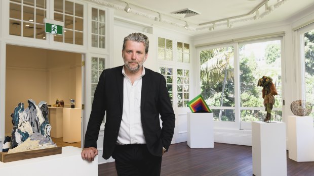 Sebastian Goldspink says working as the Gallery coordinator of the new Woollahra Gallery at Redleaf was like coming home.
