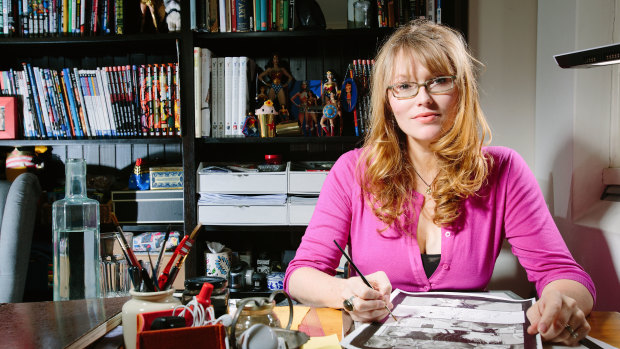 Sydney comic book artist Nicola Scott.