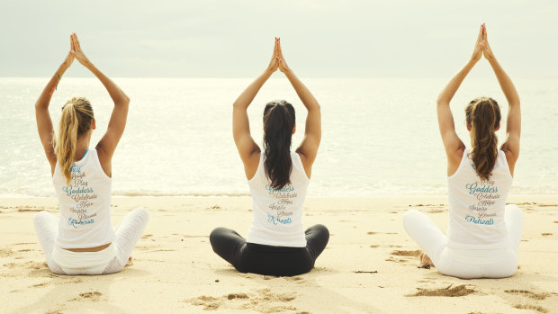 Daily afternoon yoga sessions were a highlight of the Bali Goddess Retreat package.