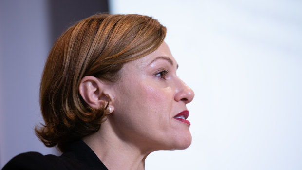 The Crime and Corruption Commission report revealed a meeting was proposed to "test" how the principal-elect would stand up to Jackie Trad's powerful personality.