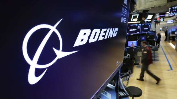 Boeing shares slumped on Monday.