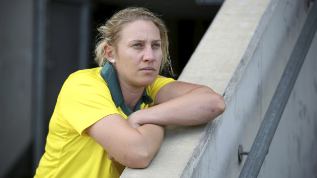 Long way to the top: Delissa Kimmince will feature in a World T20 final after making her debut 10 years ago.