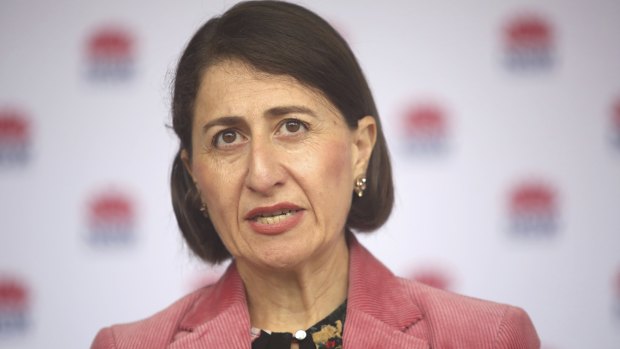NSW Premier Gladys Berejiklian announces new restrictions on Sunday.