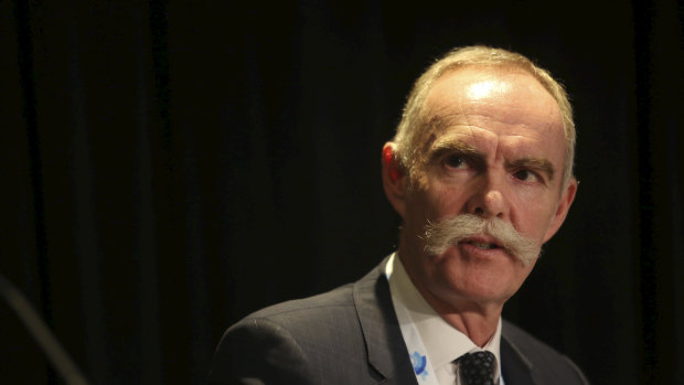 AustralianSuper chief executive Ian Silk said he had expected the royal commission's impact on fund flows would be a "blip," but it was still having a big effect.