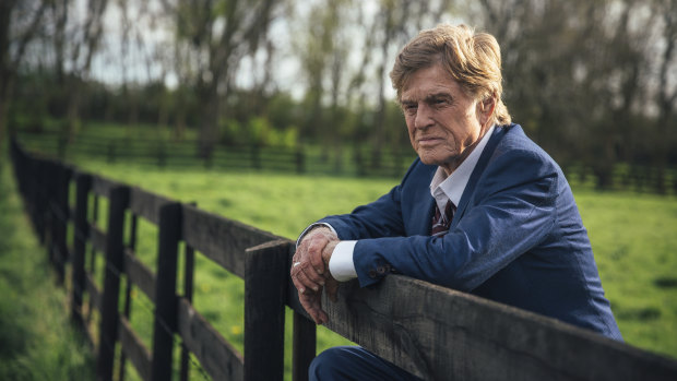 Robert Redford in a scene from The Old Man & the Gun.
