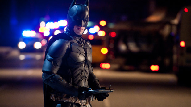 Christian Bale as Batman in The Dark Knight Rises.