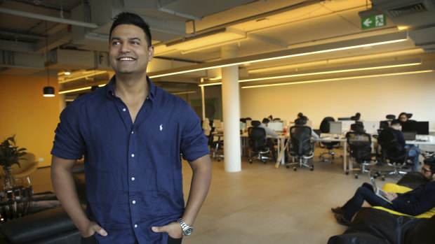 Founder of Whitehat Agency Shuey Shujab at his Surry Hills office.