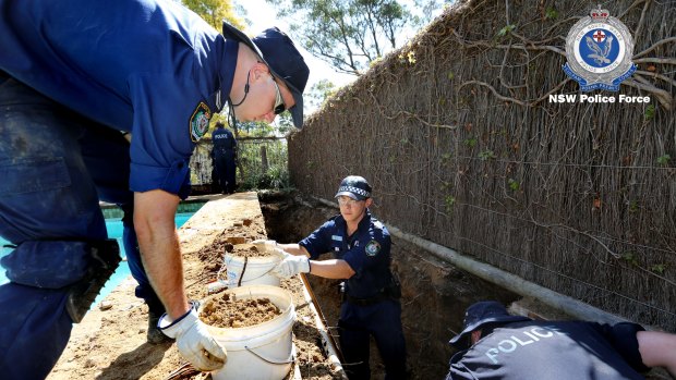 A police search for remains at the former Dawson property in September came up empty-handed.