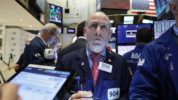 Wall Street retreated from its record close the day before. 