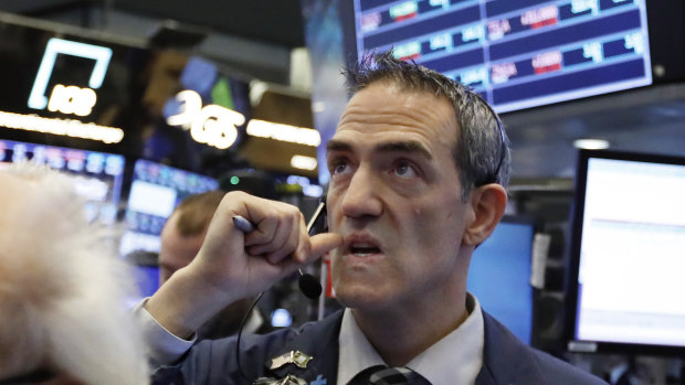 Wall Street tumbled late in the day