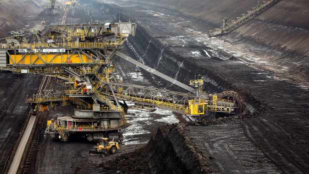 The Welzow-Sud open-cast coal mine in Germany’s Brandenburg state. Germany will spend tens of billions of dollars to end its use of coal power within two decades, if a January 2019 plan agreed to by representatives of the power industry, environmental movement, miners and local interest groups becomes official policy. 