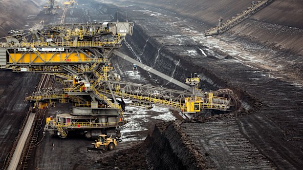 The Welzow-Sud open-cast coal mine in Germany’s Brandenburg state. Germany will spend tens of billions of dollars to end its use of coal power within two decades, if a January 2019 plan agreed to by representatives of the power industry, environmental movement, miners and local interest groups becomes official policy. 