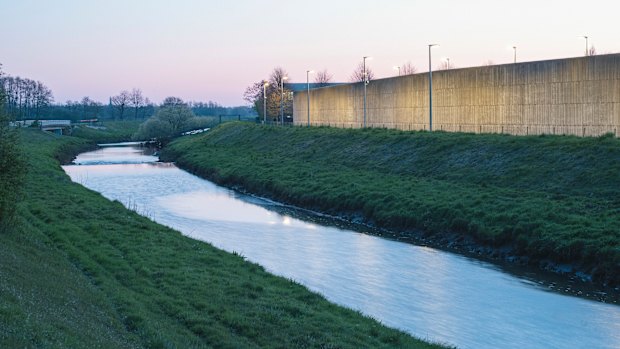 The prison in Oldenburg, Germany, where the ex-nurse and convicted killer Niels Hoegel now serves a life sentence.