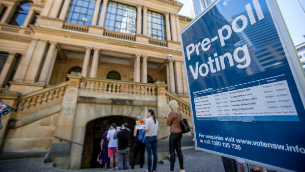 There has been "remarkable" growth in pre-poll voting, according to the AEC. 