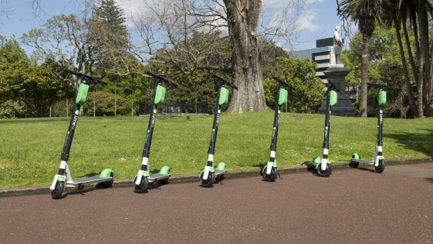 US company Lime has rolled out its electric scooters in Brisbane after a temporary permit for a trial was granted so users do not get fined.