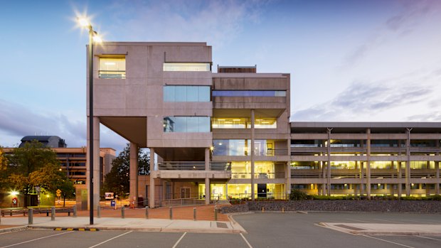 56 Chandler Street, Belconnen, is the third wing of the Cameron Offices built in the 1970s.