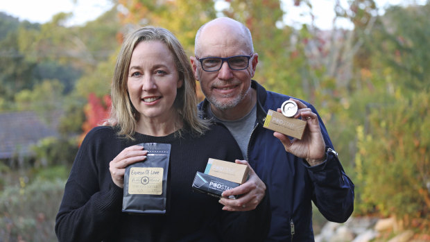 Kirsten Williams and Mark Denning, founders of Pod Star reusuable coffee pods brand.